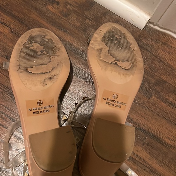 Studded Heels size 8.5 USED very fancy summery & comfortable. No box - Picture 10 of 10